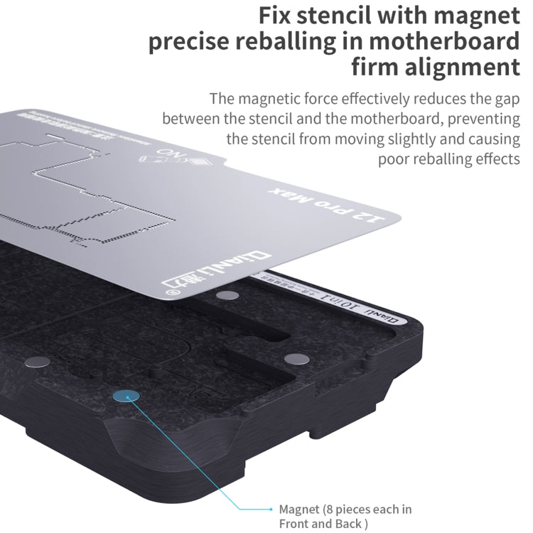 Qianli 10 in 1 Middle Frame Reballing Platform For iPhone X / XS / XS Max / 11 / 11 Pro / 11 Pro Max / 12 / 12 Pro / 12 mini / 12 Pro Max               ...