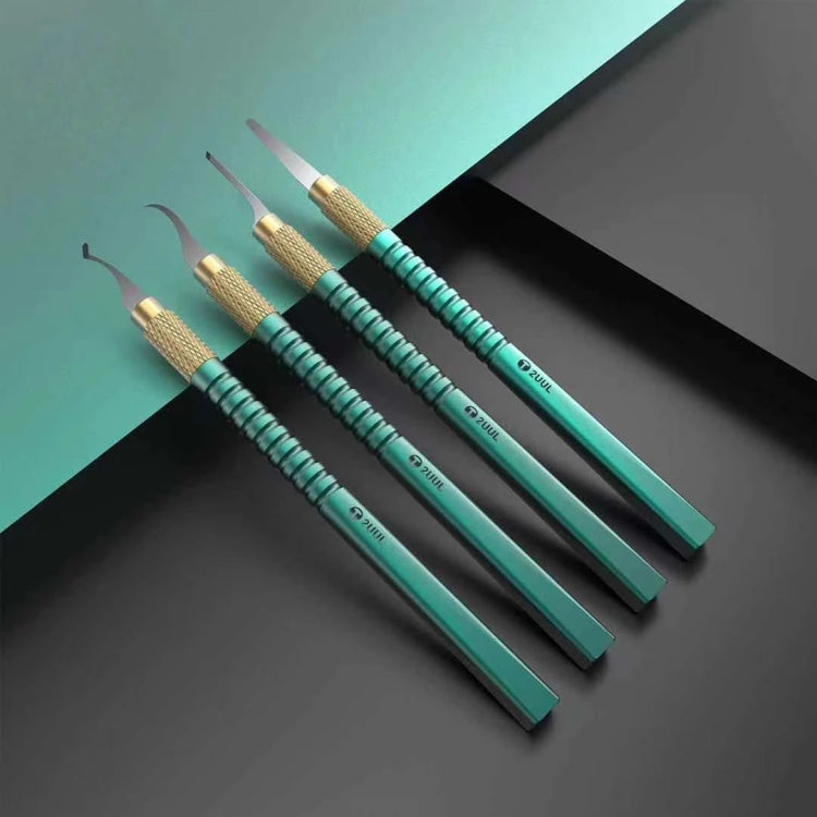 2UUL 5 in 1 PCB Clean Multifunctional Motherboard BGA Chip Glue Cleaning Scraping Pry Knife, 2UUL 5 in 1