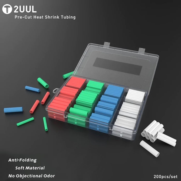 200pcs Heat Shrink Tubing Set for Easy Repairs