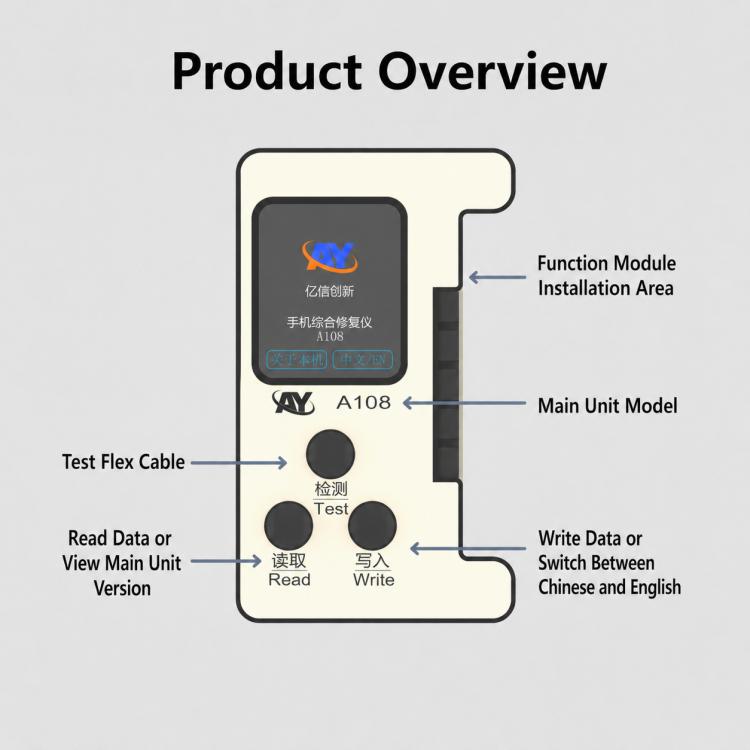 Multi-Function Dot Matrix Battery Repair Tool for iPhone