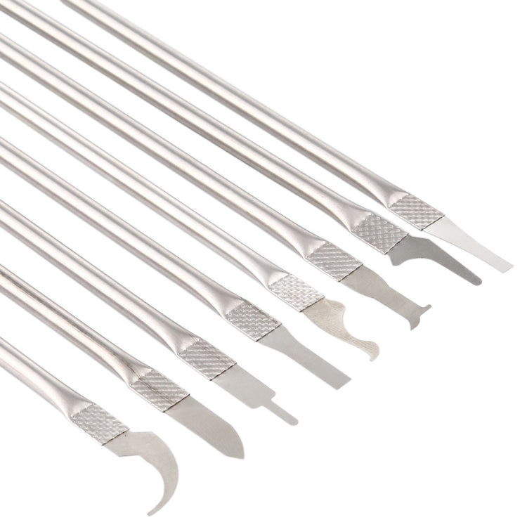 8 in 1 Stainless Steel Pry Tool Set for Precision Repairs
