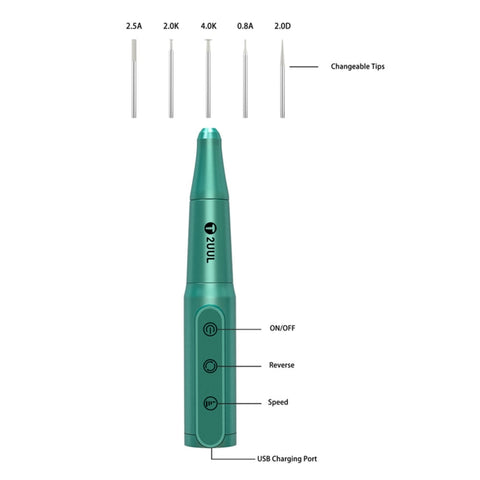 Stylo pour trapano polacco ricaricabile 2UUL DA81 pour la réparation du téléphone, DA81 Drill Pen