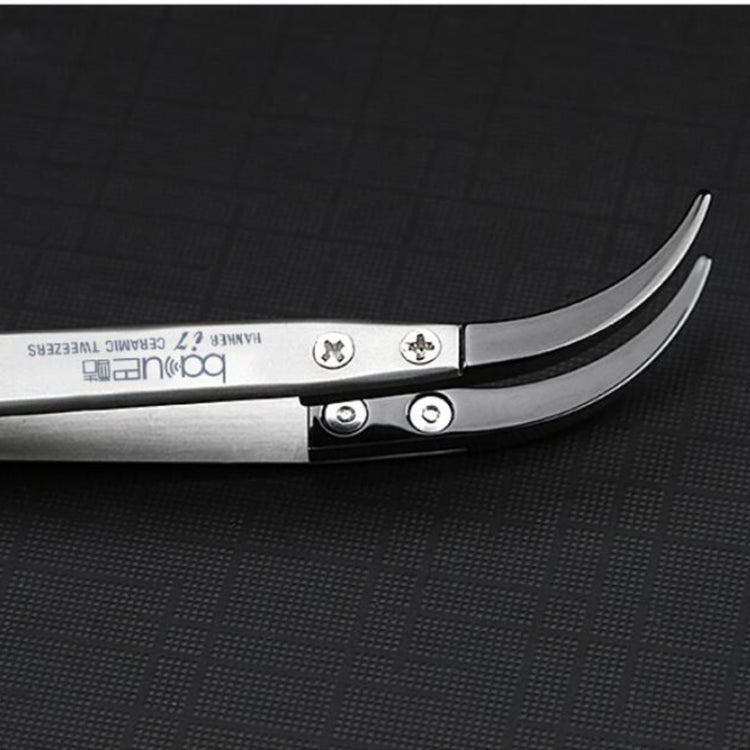 Stainless Steel Curved Tweezers for Precision Repair Tools