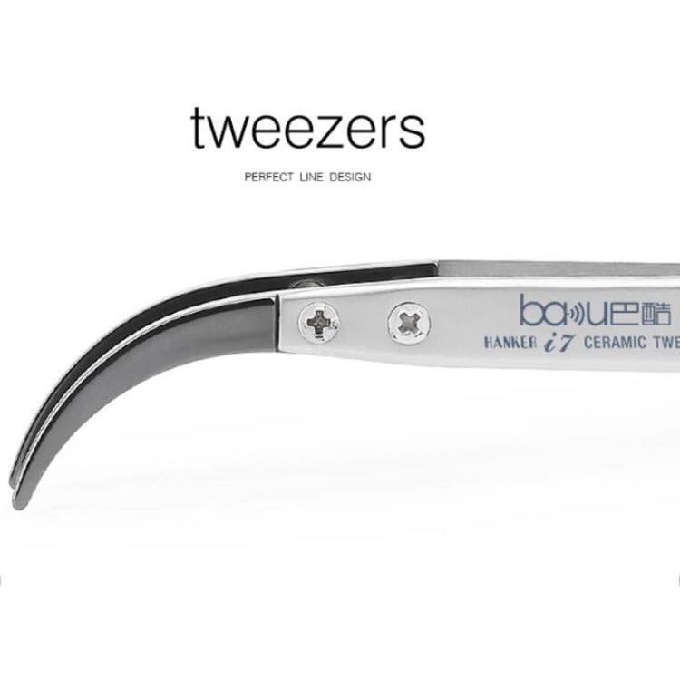 Stainless Steel Curved Tweezers for Precision Repair Tools