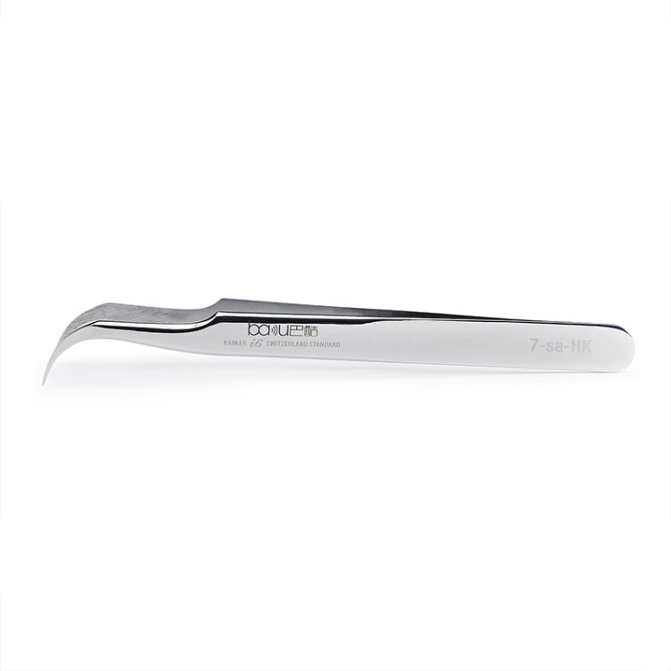 Stainless Steel Curved Tweezers for Precision Repair Tasks