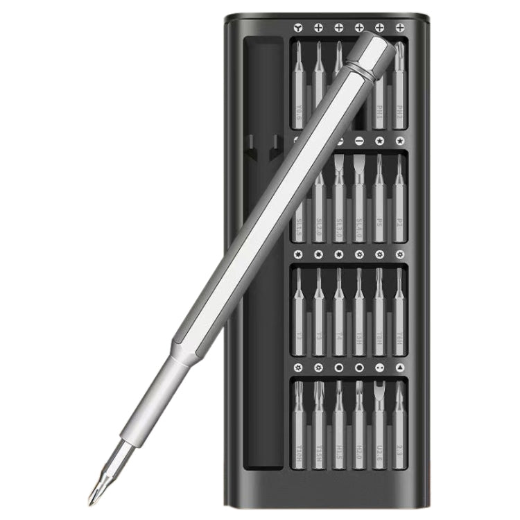 25-in-1 Magnetic Screwdriver Set with Aluminum Handle