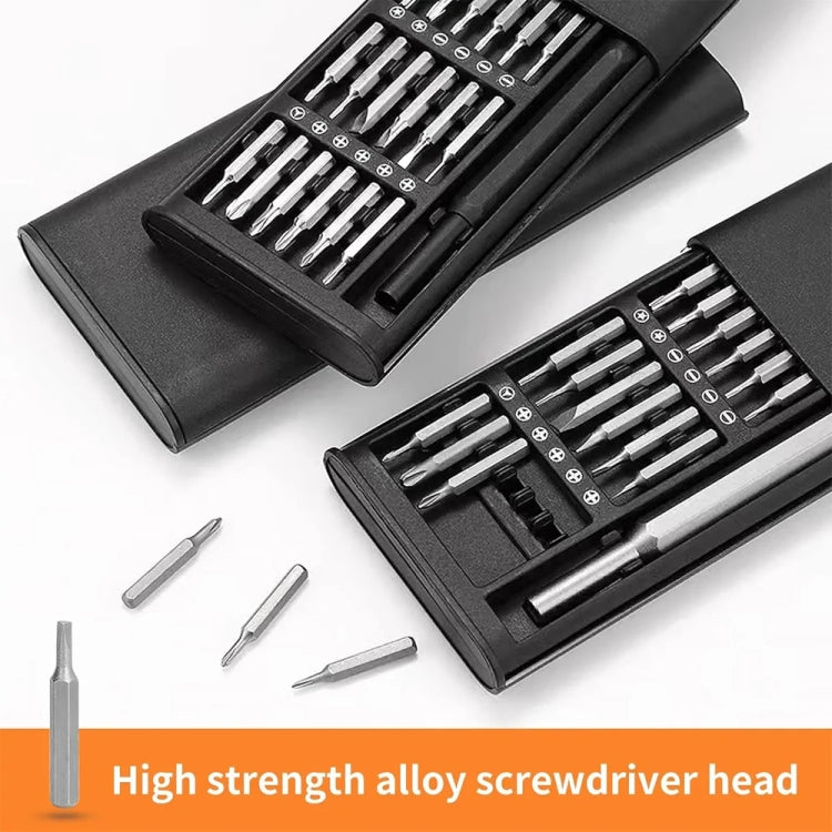 25-in-1 Magnetic Screwdriver Set with Aluminum Handle