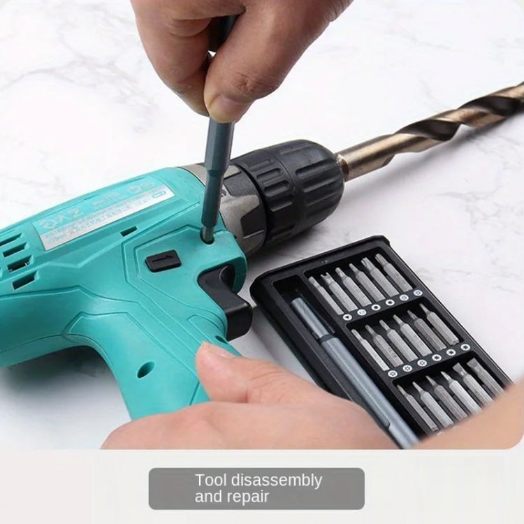 25-in-1 Magnetic Screwdriver Set with Aluminum Handle