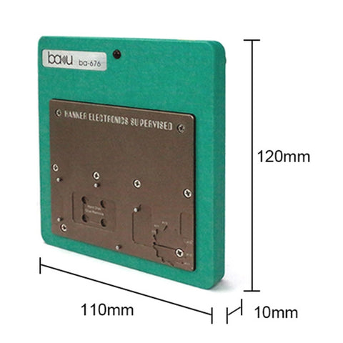 BAKU BA-676 Colla multifunzione PCB IC 110V-120V Rimuovi la piattaforma di riscaldamento termostatico per iPhone X / XS / XS Max / 11 / 11 Pro / 11 Pro Max, spina CN, CN Plug