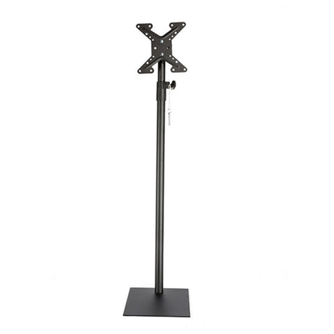 Support de plancher pour téléviseur universel réglable en hauteur avec rotation à 360 degrés de 14 à 42 pouces