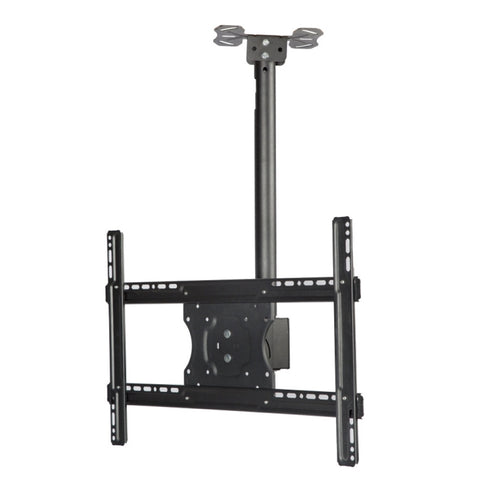 Double utilisation pour le montage sur le mur du soffite du téléviseur LCD universel réglable en hauteur et angulation de 32 à 65 pouces, longueur rétractable : 2 m, 2 m