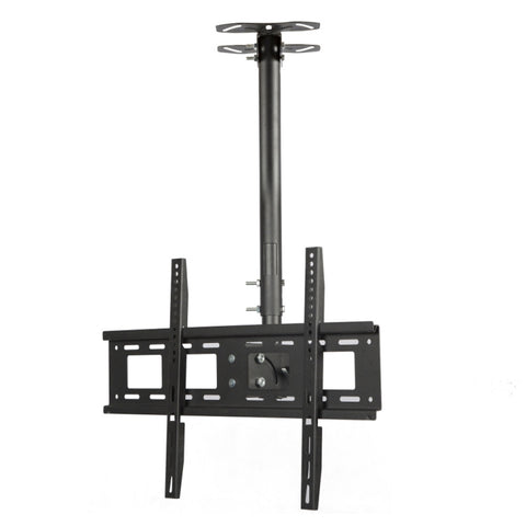 Double utilisation pour le montage sur le mur du soffite du téléviseur LCD universel réglable en hauteur et angulation de 32 à 70 pouces, longueur rétractable : 1 m, 1 m