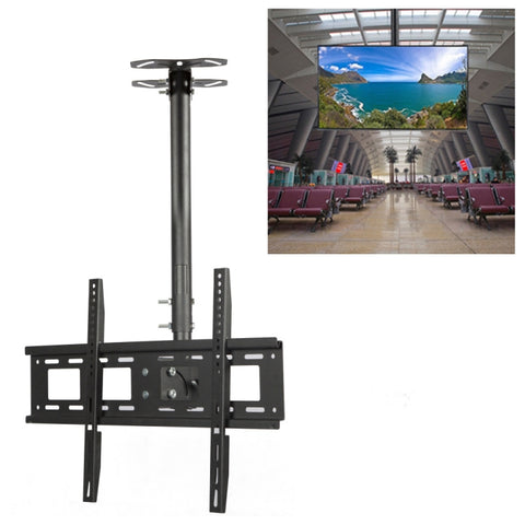 Double utilisation pour le montage sur le mur du soffite du téléviseur LCD universel réglable en hauteur et angulation de 32 à 70 pouces, longueur rétractable : 1 m, 1 m