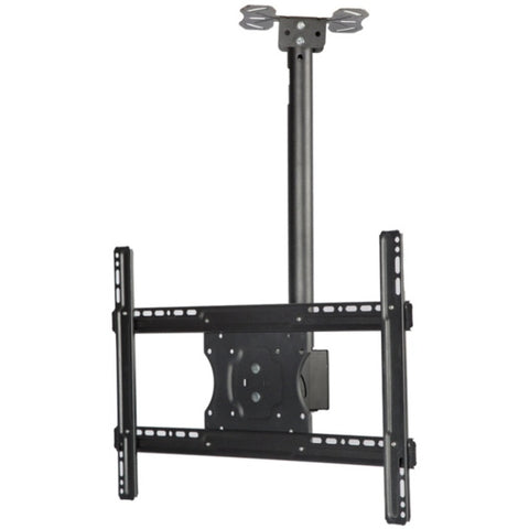 Double utilisation pour le montage sur le mur du soffite du téléviseur à écran unique réglable en hauteur et angulation universelle de 32 à 65 pouces, porte rétractable : 0,5 à 2 m, 32 à 65 pouces