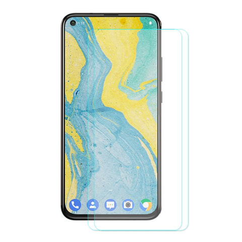 2 PZ ENKAY Hat-Prince 0.26mm 2.5D 9H Pellicola Protettiva in Vetro Temperato per Nokia X71