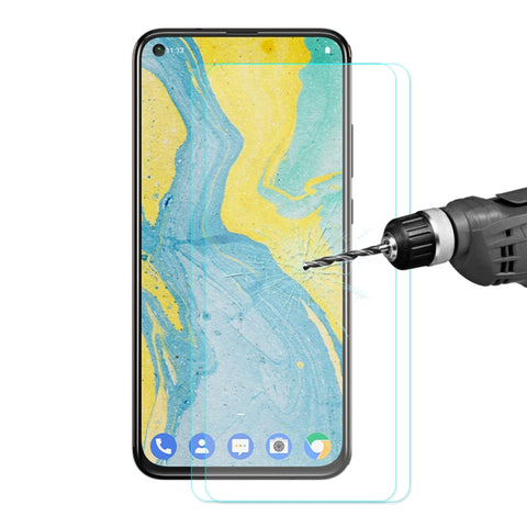 2 PZ ENKAY Hat-Prince 0.26mm 2.5D 9H Pellicola Protettiva in Vetro Temperato per Nokia X71