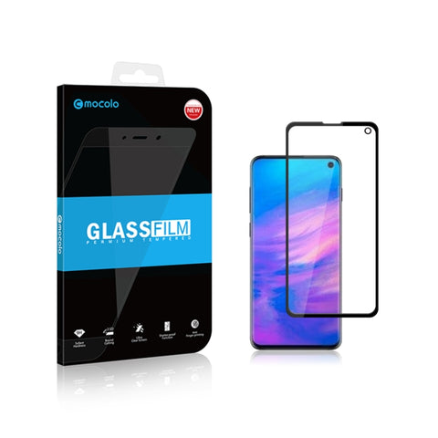 Pellicola in vetro temperato con colla completa 2 pezzi mocolo 0,33 mm 9H 2.5D per Samsung Galaxy S10e, Galaxy S10e