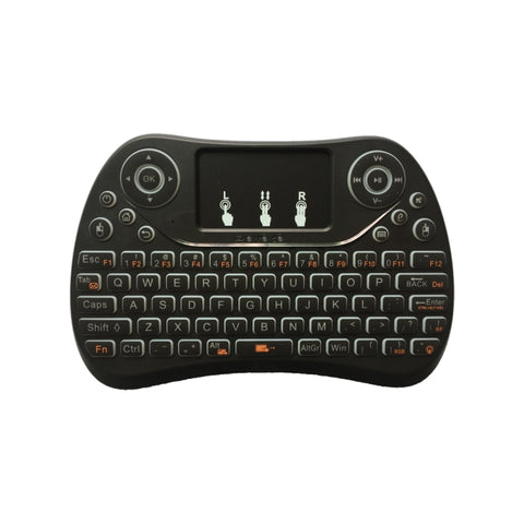 Mini tastiera wireless I8 Max da 2,4 GHz con touchpad ricaricabile Fly Air Mouse Smart Game retroilluminato a 7 colori