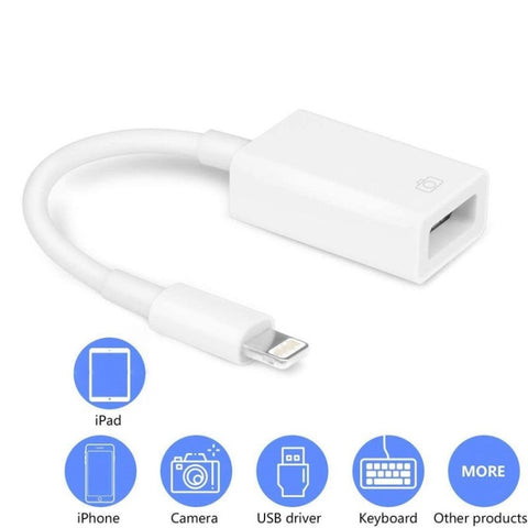 FA-STAR ZS-KL21826 Adattatore OTG da 8 pin a USB 3.0, supporta IOS 13 e versioni successive