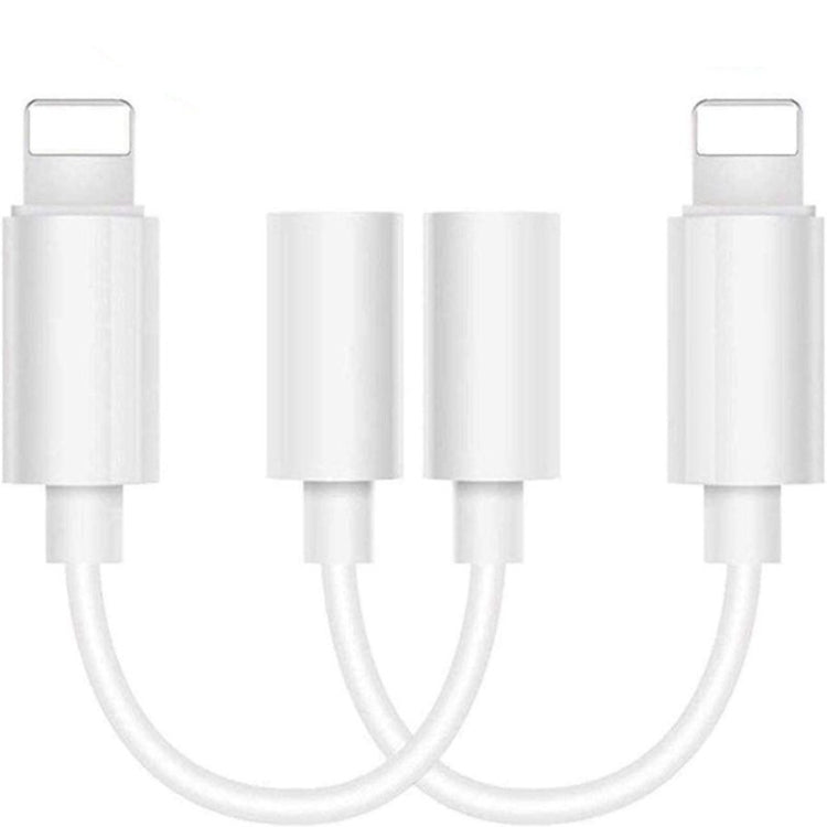 Zs-kl21836 2 adattatori audio per auricolari da 8 pin a 3,5 mm, supportano tutti i sistemi iOS