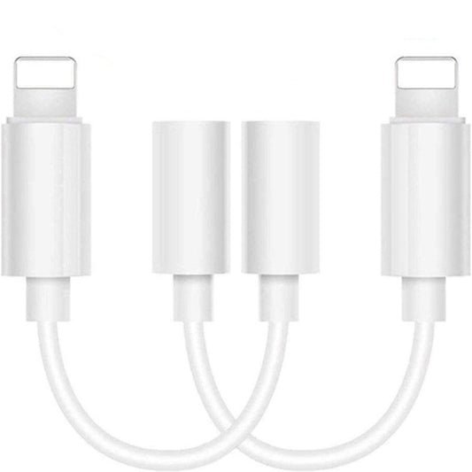 Zs-kl21836 2 adattatori audio per auricolari da 8 pin a 3,5 mm, supportano tutti i sistemi iOS