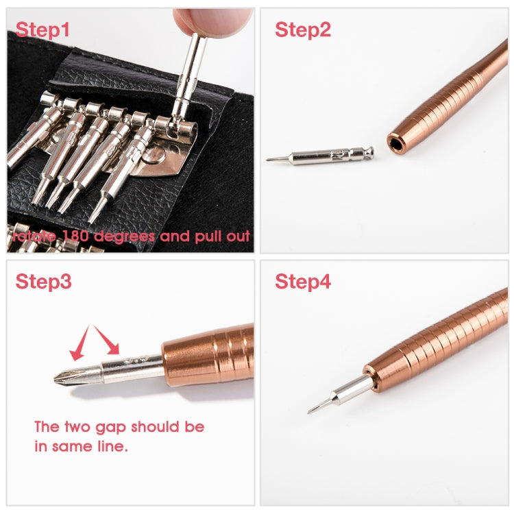 27-in-1 Magnetic Screwdriver Set for Mobile Device Repair