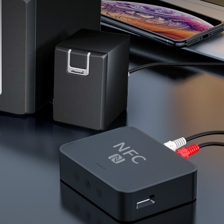 Ricevitore musicale da tavolo R6 NFC Bluetooth 5.0 Ricevitore Bluetooth, supporto scheda TF