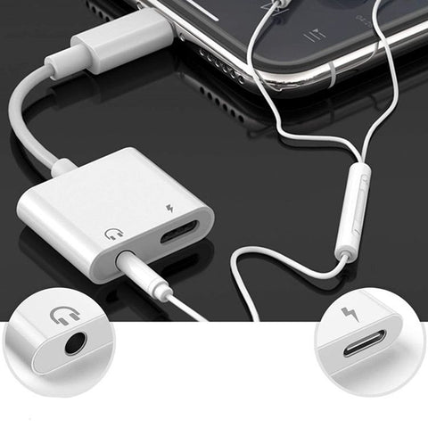 Adattatore USB-C 2 in 1 con jack per cuffie da 3,5 mm, compatibile con iPad Pro e telefono con jack di tipo C, 2 in 1