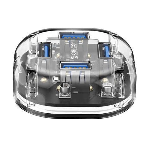 HUB trasparente a 4 porte ORICO H4U-U3, H4U-U3