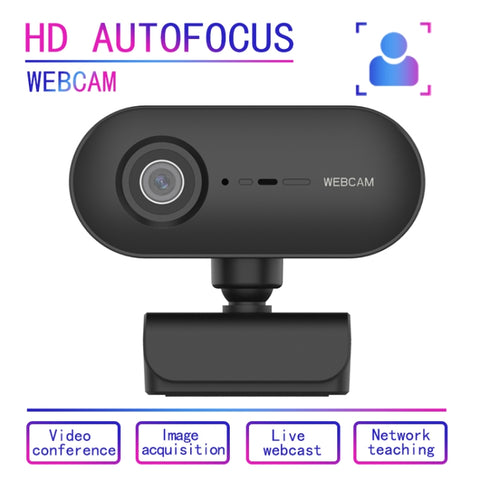 C7 1080PHD Messa a fuoco automatica Obiettivo con rotazione a 360 gradi Trasmissione in tempo reale WebCamera USB senza driver con microfono