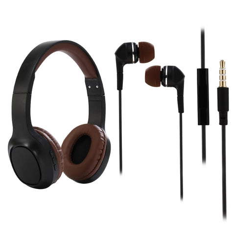 BT1605 Auricolare wireless Bluetooth stereo pieghevole montato sulla testa Bluetooth 5.0 con microfono Jack audio da 3,5 mm