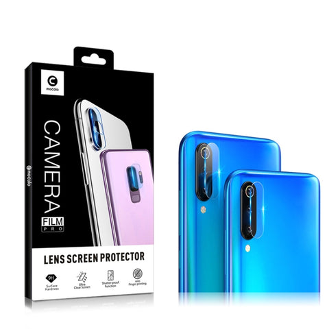 Pellicola in vetro temperato per obiettivo fotocamera posteriore mocolo 2 pezzi 0,15 mm 9H 2,5D con bordo arrotondato per Xiaomi Mi 9 (trasparente), Per Xiaomi Mi 9