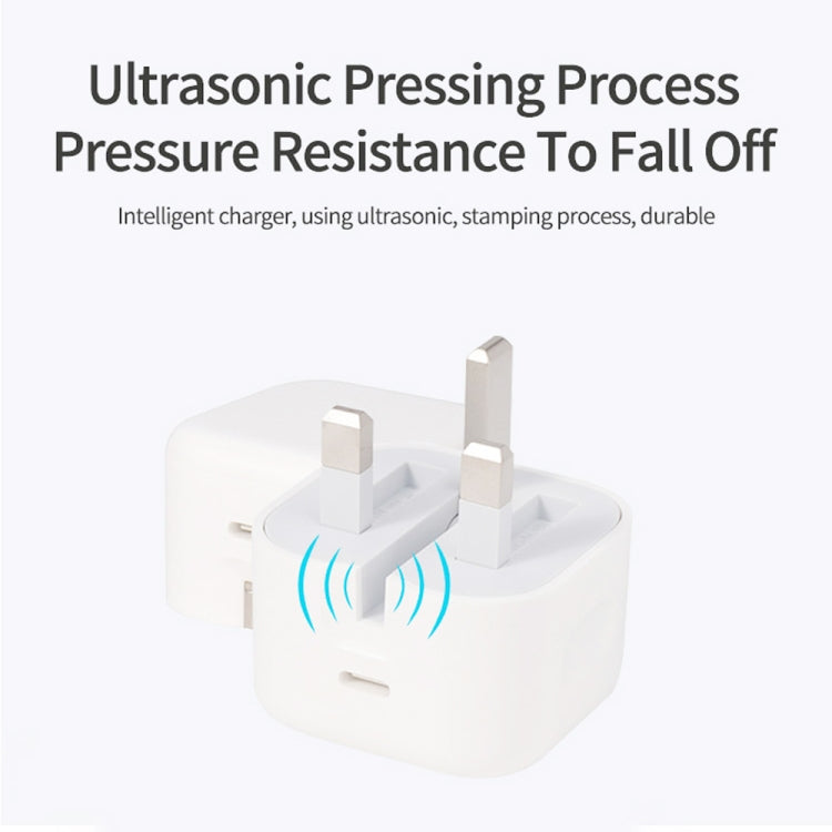 20W PD 3.0 Type-C Folding Travel Charger & 8 Pin Cable Set