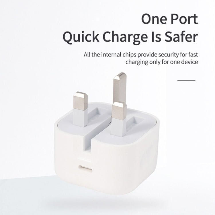 20W PD 3.0 Type-C Folding Travel Charger & 8 Pin Cable Set