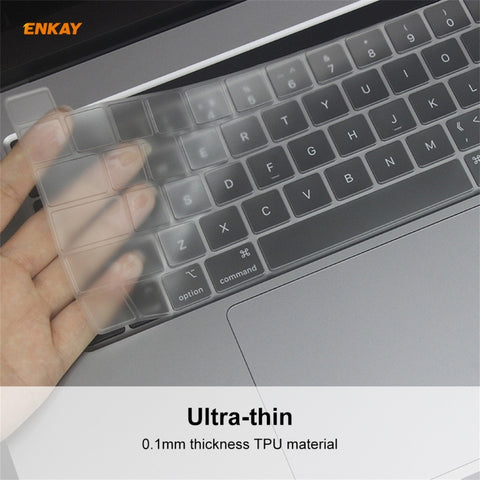 ENKAY Pellicola protecteur pour le goût en TPU morbide pour MacBook Pro 16 pouces A2141 / Pro 13,3 pouces A2289 et A2251 et A2338 (2020), version UE, version UE