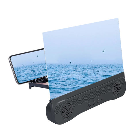K9 Haut Parlant Bluetooth anti-ultraviolet Support pour amplificateur pour écran de téléphone cellulaire HD de 14 pouces Alimentateur d'urgence