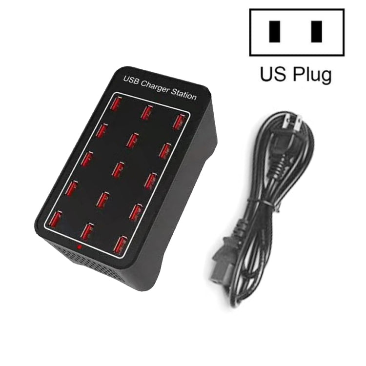 XLD-A7 100W 15 USB Ports Fast Charger Station Smart Charger, AC 100-240V, 100W 15 USB Ports EU Plug, 100W 15 USB Ports US Plug, 100W 15 USB Ports AU Plu...