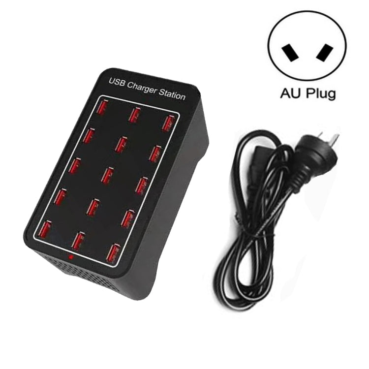 XLD-A7 100W 15 USB Ports Fast Charger Station Smart Charger, AC 100-240V, 100W 15 USB Ports EU Plug, 100W 15 USB Ports US Plug, 100W 15 USB Ports AU Plu...