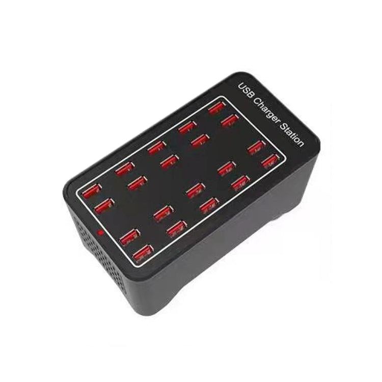 100W 20 USB Ports Fast Charger Station Smart Charger, AC 100-240V, 100W 20 USB Ports EU Plug, 100W 20 USB Ports US Plug, 100W 20 USB Ports AU Plug      ...