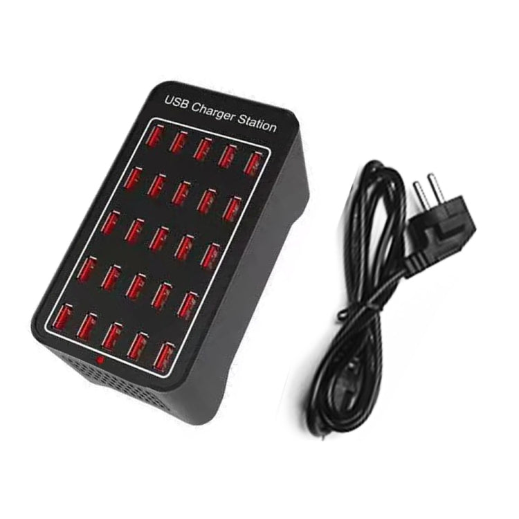 150W 25 USB Ports Fast Charger Station Smart Charger, AC 110-240V, 150W 25 USB Ports EU Plug, 150W 25 USB Ports US Plug, 150W 25 USB Ports AU Plug      ...