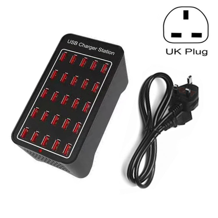 150W 25 USB Ports Fast Charger Station Smart Charger, AC 110-240V, 150W 25 USB Ports EU Plug, 150W 25 USB Ports US Plug, 150W 25 USB Ports AU Plug      ...