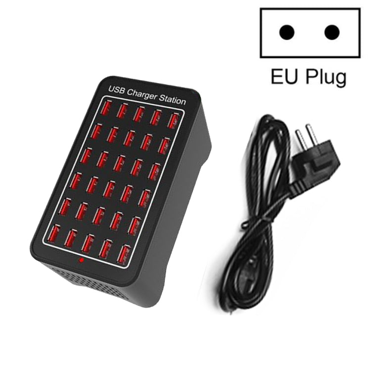 XLD-A7 150W 30 USB Ports Fast Charger Station Smart Charger, AC 110-240V, 150W 30 USB Ports EU Plug, 150W 30 USB Ports US Plug, 150W 30 USB Ports AU Plu...