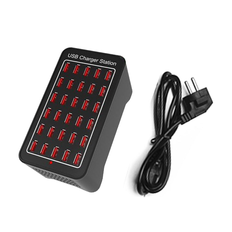 XLD-A7 150W 30 USB Ports Fast Charger Station Smart Charger, AC 110-240V, 150W 30 USB Ports EU Plug, 150W 30 USB Ports US Plug, 150W 30 USB Ports AU Plu...
