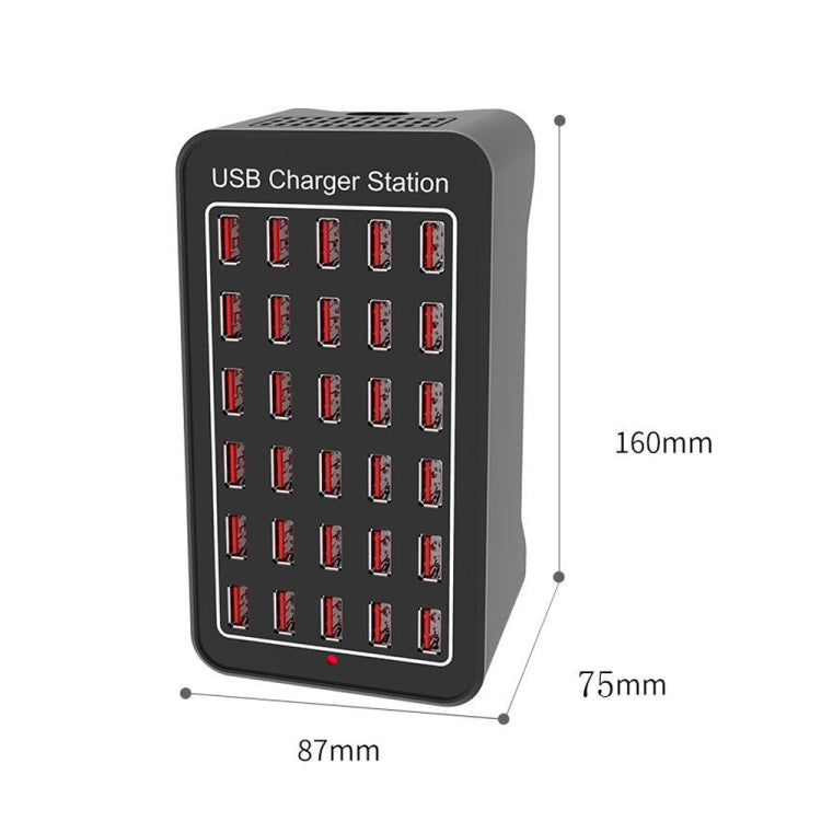 XLD-A7 150W 30 USB Ports Fast Charger Station Smart Charger, AC 110-240V, 150W 30 USB Ports EU Plug, 150W 30 USB Ports US Plug, 150W 30 USB Ports AU Plu...