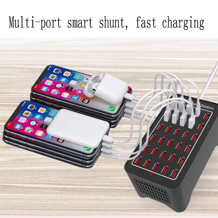 XLD-A7 150W 30 USB Ports Fast Charger Station Smart Charger, AC 110-240V, 150W 30 USB Ports EU Plug, 150W 30 USB Ports US Plug, 150W 30 USB Ports AU Plu...