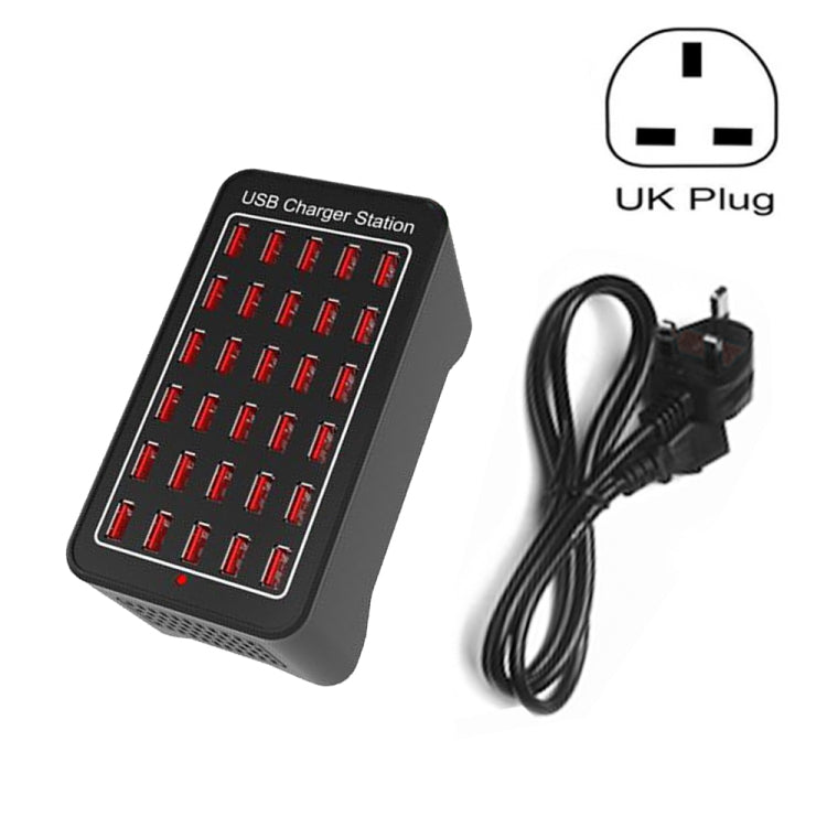 XLD-A7 150W 30 USB Ports Fast Charger Station Smart Charger, AC 110-240V, 150W 30 USB Ports EU Plug, 150W 30 USB Ports US Plug, 150W 30 USB Ports AU Plu...