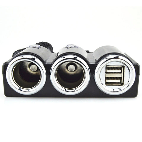 DC 12 V/24 V double USB Multi femelle accessoire pour répartiteur automatique prise adaptateur adaptateur prise de courant/caricateur, DC 12 V/24 V 2 prise