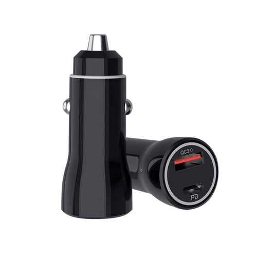20W USB-C Fast Car Charger with 8 Pin Data Cable Set