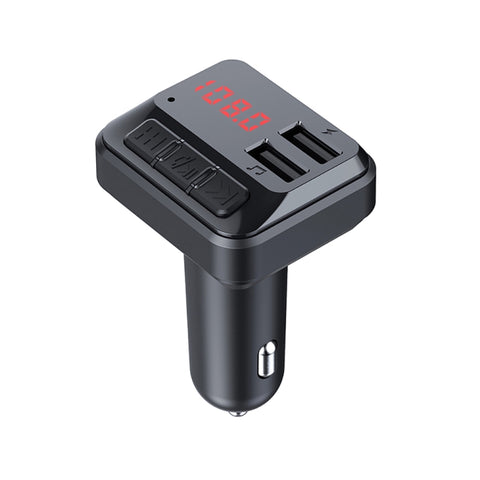 Modulateur MP3 C6 récepteur audio sans fil, Kit de transmission automatique FM avec chargeur rapide double USB 3.1A, C6