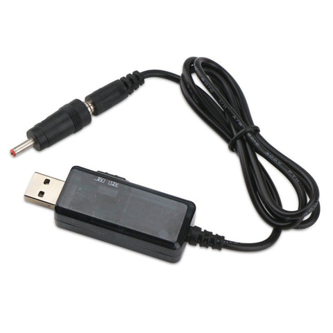 KWS-912V Convertitore boost USB Cavo convertitore CC da 5 V a 9 V 12 V + set di spine da 3,5x1,35 mm, 5V to 9V / 12V